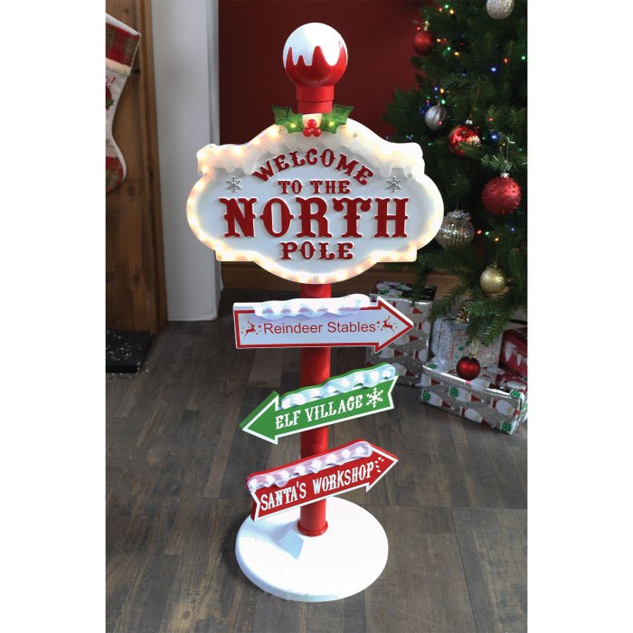 How to make a north pole christmas decoration