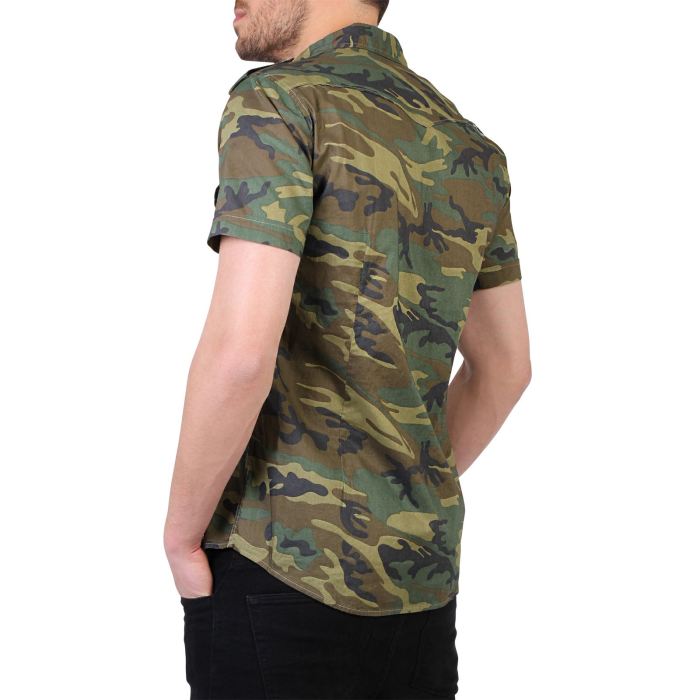 Camouflage dress shirt--men