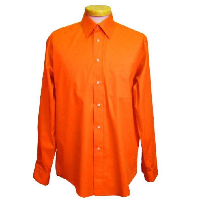 Light orange mens dress shirts