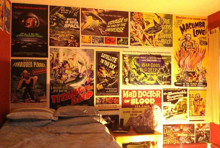 How to decorate a room with posters