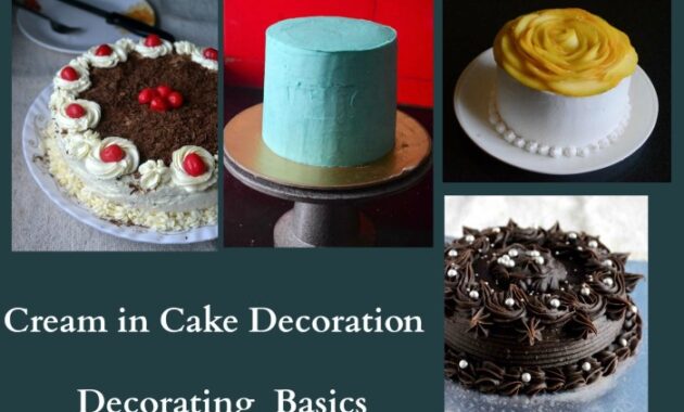 How to make decoration cream for cake