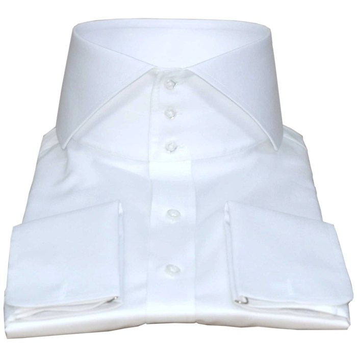 Men's white collar dress shirts