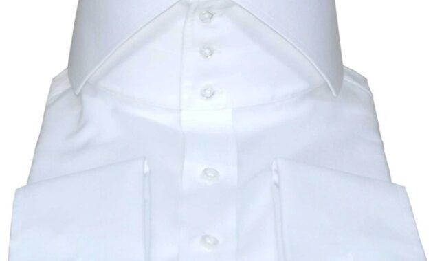 High collar mens dress shirt