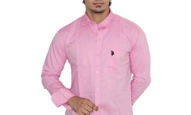 Mens pink plaid dress shirts