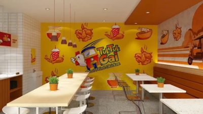 Desain interior fried chicken