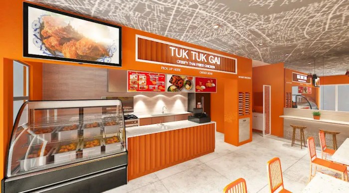 Desain interior fried chicken