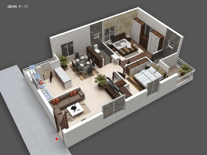 Desain interior rumah type 22 60