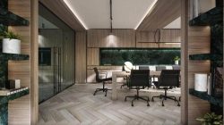 Desain interior kantor bergaya modern